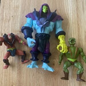 Masters Of The Universe Mixed Kobra Khan Beast Man Skeletor Lot Of 3